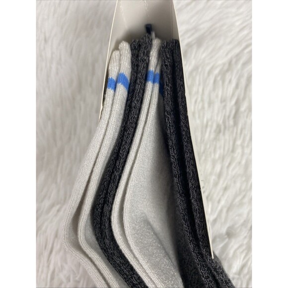 GAP Men’s Premium Cushioned Quarters Socks 4 Pairs Shoe Size 6-12 Beige Charcoal - Picture 3 of 8